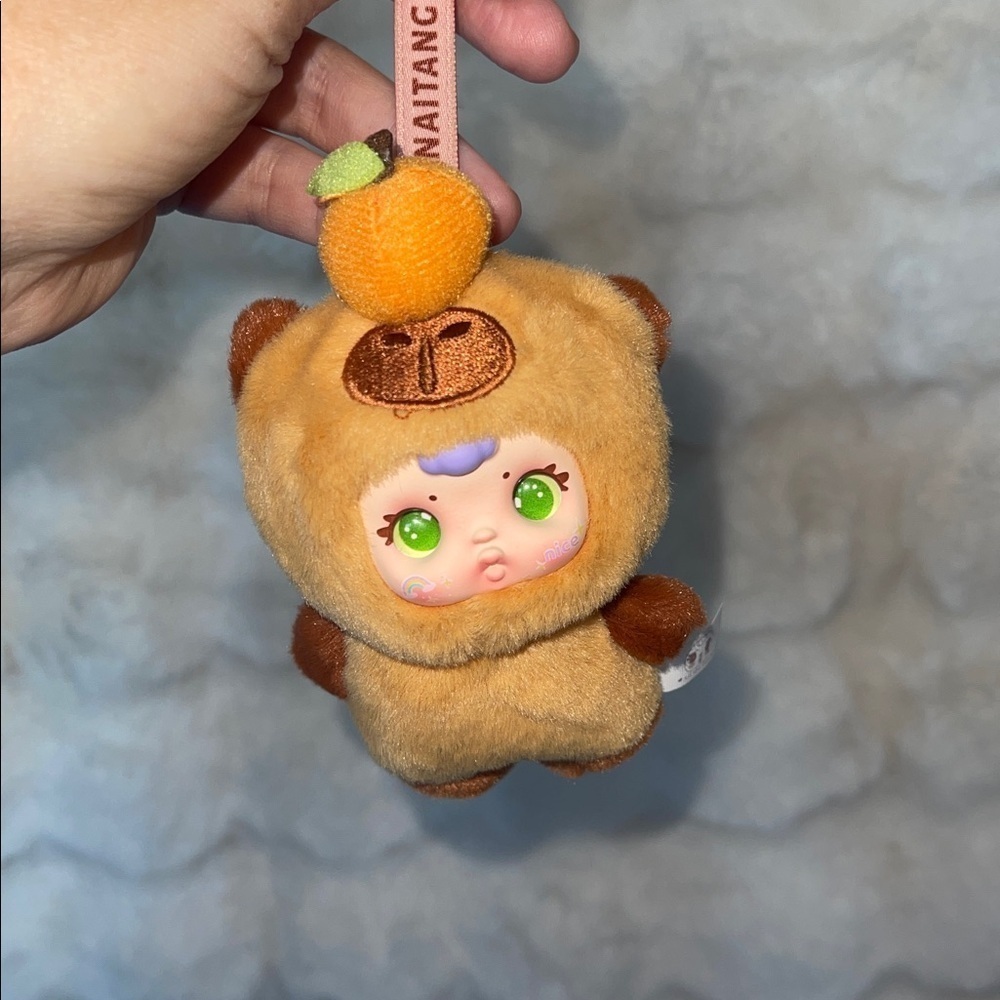 Milk candy capybaras, Plush Keychain Brown super cute smells like chocolate